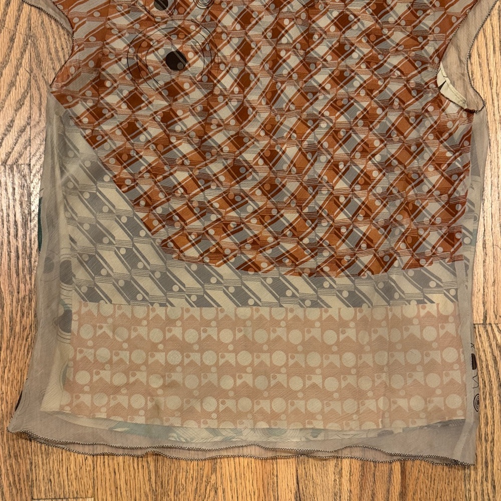 Max Studio Abstract Patterned Blouse - Picture 13 of 13